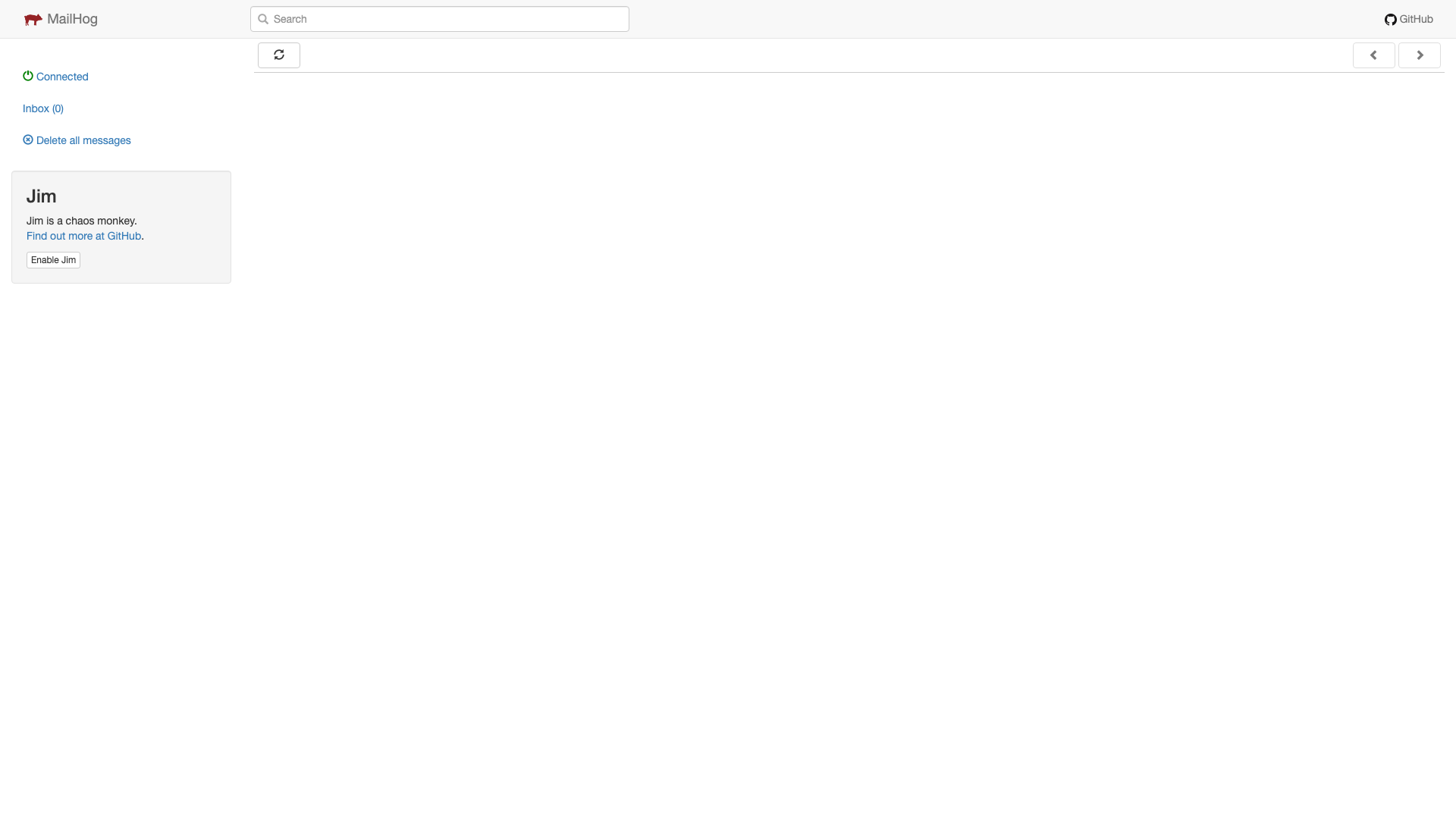 MailHog Act 2: still empty
